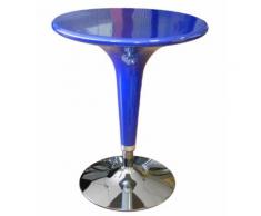 Tavolino Da Bar In Abs Blu Con Alzata A Gas Tosini Hc 170b