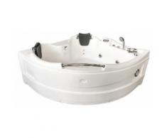 Vasca Da Bagno Idromassaggio Angolare 150x150 Cm Carnelli Ginevra Bianca