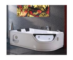 Vasca Da Bagno Idromassaggio Rettangolare 180x120 Cm Carnelli Luna