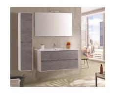 Mobile Bagno Sospeso 140cm Tft Hawaii Bianco Cemento