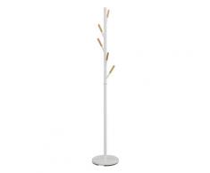 Appendiabiti Da Terra Ø30x173 Cm In Acciaio Motti Tree Bianco