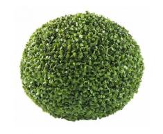 Sfera Di Bosso Pianta Artificiale Ø55 Cm In Polipropilene Rama Verdecor