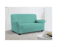 Copridivano Elasticizzato 4 Posti In Cotone Fazzi Vanity Verde Acqua