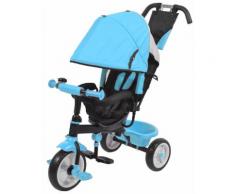 Passeggino Triciclo Per Bambini Kids Joy Sprint Azzurro