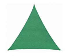 Tenda A Vela Ombreggiante Triangolare 500x500x500 Cm In Polietilene Bauer Verde