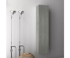Mobile Da Bagno Sospeso In Melamina Antigraffio 160x32x35cm Tft Luna Grigio Rè Di Londra