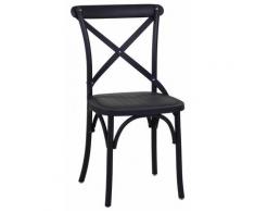 Sedia Da Giardino In Plastica Adami Cross Nero