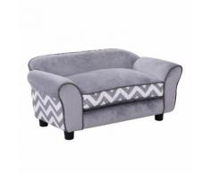 Divanetto Cuccia Per Animali Domestici Grigio 73.5x41x33 Cm Riotti