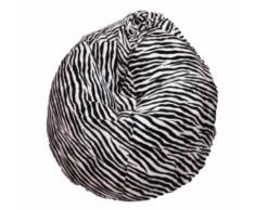 Poltrona A Sacco Pouf In Poliestere Pelo Design Zebra Avalli