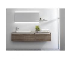 Mobile Bagno Sospeso 170cm Tft Ibiza Tabacco Chiaro