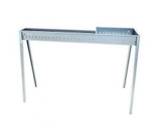 Cuoci Arrosticini Con Barbecue A Carbone 120 Cm Lisa Luxury Milano Grill 80+40