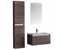 Mobile Da Bagno Sospeso Ibiza 12 Tabacco Scuro Tft