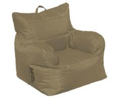 Poltrona Pouf In Poliestere Avalli Oxford Sabbia