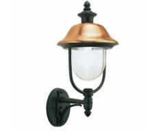 Lampada Applique In Alto Color Grigio E Rame Da Esterno Linea Rustica Sovil