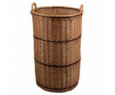 Cesta In Vimini Con Manico ø50h80cm Adami Europeo