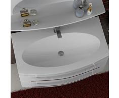 Lavabo Da Bagno Ovale In Marmo Artificiale 92cm Fosterberg Hvid 3