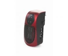 Stufa Stufetta Da Parete 500w Display Lcd Kooper Ghibli Rosso