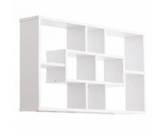 Mensola Soggiorno In Legno 8 Vani 85x14.5x47.5 Cm Benzoni