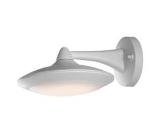 Lanterna Verso Basso Alluminio Bianco Diffusore Policarbonato Moderna Led 12 Watt Luce Naturale Intec Lant-alyson/ap