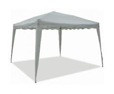 Gazebo Da Giardino In Alluminio Richiudibile 3x3m Soriani Tenerè Bianco