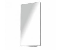 Pensile Da Bagno Angolare 1 Anta Specchio 60x30x18,4 Cm Benzoni Corn Bianco