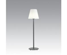Piantana Lampada Classica Piccola Colore Alluminio Per Esterno Linea Lounge Livos