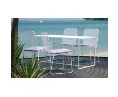 Set Da Giardino Tavolo E 4 Sedie In Rete Stirata Ranieri Pacific