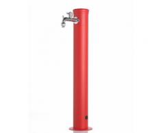Fontana Da Giardino Con Rubinetto Belfer 42/ar Rosso