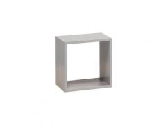 Libreria Pensile 4 Ripiani In Melaminico 25,5x16x25,5cm Tft Sc Grigia