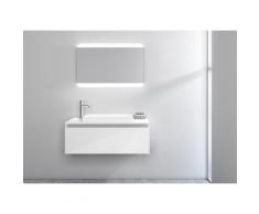 Mobile Bagno Sospeso 100cm Tft Ibiza Bianco Specchio