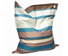 Cuscinone Poltrona Pouf In Nylon Riga Grigia Fadi