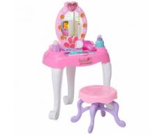 Specchiera Giocattolo Per Bambini Con Sgabello Benzoni Rosa