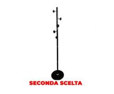 Appendiabiti Da Terra Ø32x172 Cm In Acciaio Motti Erie Nero Seconda Scelta