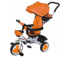 Passeggino Triciclo Con Sedile Girevole 360° Kidfun Tricygò Arancione