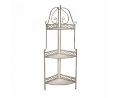 Scaffale Per Piante In Metallo 3 Piani 49x33h126cm Adami Aprilia Beige