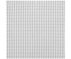 Rete Quadra Da Giardino 5mm In Plastica 0,5x30m Rama Mirror Grigio