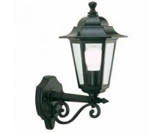 Lampada Applique Media In Alto Colore Nero Per Esterno Linea Esagonale Sovil