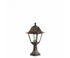 Lampada Paletto Da Cancello Colore Nero Per Esterno Linea Mini Quadrata Sovil