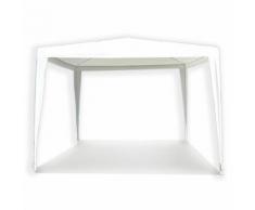 Gazebo Da Giardino 3x3m In Acciaio Bianco Miozzi