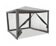 Gazebo Da Giardino Con Zanzariera 3x3 Mt Soriani Dakar Tortora