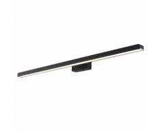 Applique Alluminio Nero Lampada Da Bagno Led 17 Watt Luce Naturale Intec Led-w-lancer