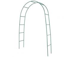 Arco Da Giardino In Acciaio 37x130xh240 Cm Per Rampicanti Rama Verde