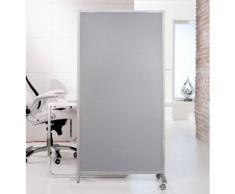 Parete Divisoria Separè Da Ufficio In Policarbonato 80x170 Cm Tosini Grigia