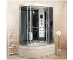Box Doccia Idromassaggio Multifunzione 130x85 Cm Vasca Vorich Florence Lato Destro