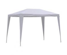 Gazebo Da Giardino In Acciaio 2x3m Bauer Bianco