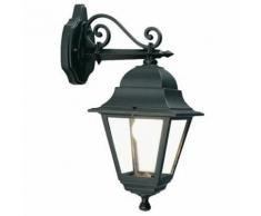 Lampada Applique Media In Basso Colore Nero Da Esterno Linea Quadrata Sovil