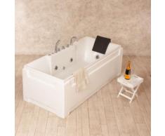 Vasca Idromassaggio 174x84 Cm Cromoterapia Vorich Smile Bianca