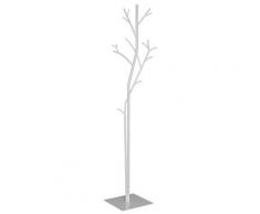 Appendiabiti Da Terra 33x33x180 Cm In Ferro Battuto Vasconi Platano Bianco
