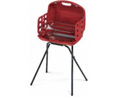 Barbecue A Carbone Carbonella Portatile In Acciaio Ompagrill Valigetta Boyscout