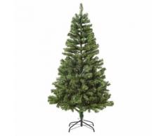 Albero Di Natale Artificiale 150 Cm 490 Rami 170 Led Hmc Pino Verde